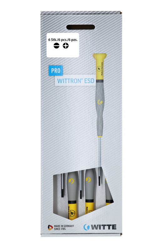 Set de desarmadores presición ESD 6pz